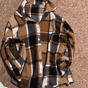 SHEIN Multicolor Plaid Shirt